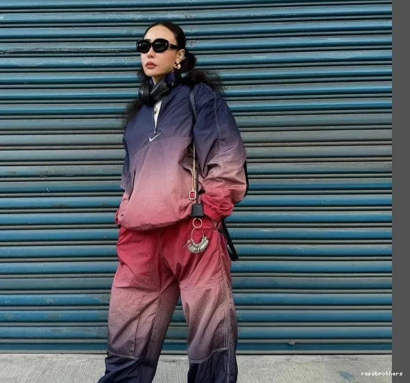 Reflective M S LX TRACK Pants Line Gradient Sports PANT RIPSTOP 0929